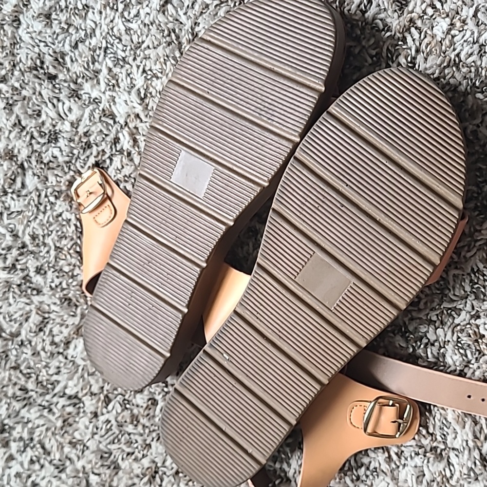 Strappy Sandals SODA Comfort Ankle Womens Sandals Size 9 - Picture 5 of 5